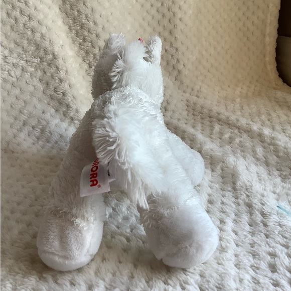AURORA World Plush White Unicorn 2020 Pink Horn Stuffed Animal Toy 🦄 - Picture 4 of 12